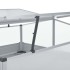 Invernadero de acero galvanizado verde 100x100x77