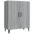 Aparador de madera contrachapada gris Sonoma 70x34x90