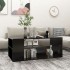 Mesa de centro madera contrachapada gris 100x50x40