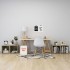 Muebles de TV 4uds madera contrachapada roble Sonoma