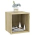 Muebles de TV 4uds madera contrachapada roble Sonoma