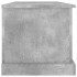 Baúl almacenaje madera contrachapada gris hormigón 70x40x38