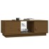 Mesa de centro madera maciza de pino marrón miel 100x50x35