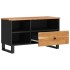 Mueble de TV madera acacia y madera de ingeniería 80x33x46