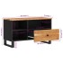 Mueble de TV madera acacia y madera de ingeniería 80x33x46