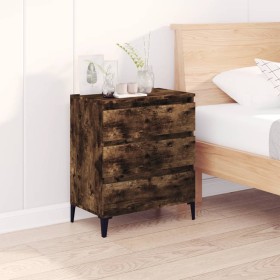 Aparador madera contrachapada color roble ahumado 60x35x70