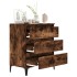 Aparador madera contrachapada color roble ahumado 60x35x70