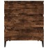 Aparador madera contrachapada color roble ahumado 60x35x70