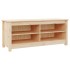 Banco zapatero de madera maciza de pino 110x38x45,5