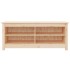 Banco zapatero de madera maciza de pino 110x38x45,5