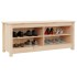 Banco zapatero de madera maciza de pino 110x38x45,5