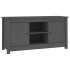 Mueble de TV de madera maciza de pino gris 103x36,5x52
