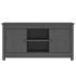 Mueble de TV de madera maciza de pino gris 103x36,5x52