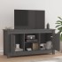 Mueble de TV de madera maciza de pino gris 103x36,5x52