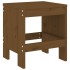 Taburetes de jardín 2 uds madera pino marrón miel 40x36x45