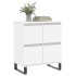 Aparador de madera contrachapada blanco 60x35x70