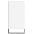 Aparador de madera contrachapada blanco 60x35x70