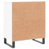 Aparador de madera contrachapada blanco 60x35x70