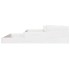 Jardinera madera maciza de pino blanco 107x107x27