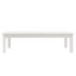 Mesa de centro de madera maciza de pino blanco 110x50x30