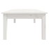 Mesa de centro de madera maciza de pino blanco 110x50x30