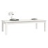 Mesa de centro de madera maciza de pino blanco 110x50x30