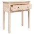 Mesa consola madera maciza de pino 70x35x75
