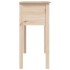 Mesa consola madera maciza de pino 70x35x75