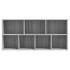 Estantería color gris Sonoma 50x25x106