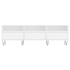 Mueble de TV madera contrachapada blanco 150x30x44,5