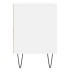 Mueble de TV madera contrachapada blanco 150x30x44,5