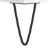 Mueble de TV madera contrachapada blanco 150x30x44,5
