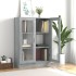Vitrina madera contrachapada gris Sonoma 82,5x30,5x115