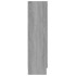 Vitrina madera contrachapada gris Sonoma 82,5x30,5x115