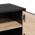 Armarios de pared 2 uds madera maciza pino negro 31,5x30x30