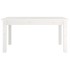 Mesa de centro de madera maciza de pino blanco 80x50x40