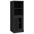 Aparador alto madera contrachapada negro 36x35,5x103,5