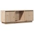 Mueble de TV de madera maciza de pino 110,5x35x44