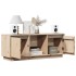 Mueble de TV de madera maciza de pino 110,5x35x44