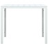 Mesa de centro de HDPE con aspecto de madera blanco 78x78x74
