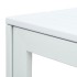 Mesa de centro de HDPE con aspecto de madera blanco 78x78x74