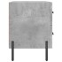Mesita noche 2 uds madera ingeniería gris hormigón