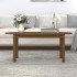 Mesa de centro madera maciza de pino marrón miel 110x55x45