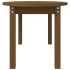 Mesa de centro madera maciza de pino marrón miel 110x55x45