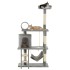 Rascador para gatos con poste de sisal 140 cm