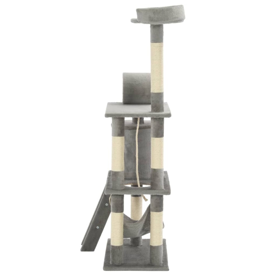 Rascador para gatos con poste de sisal 140 cm