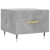 Mesa de centro 2 uds madera ingeniería gris hormigón