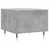 Mesa de centro 2 uds madera ingeniería gris hormigón