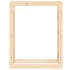 Estante para leña madera maciza de pino 80x25x100