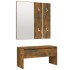 Set de muebles de recibidor madera contrachapada roble